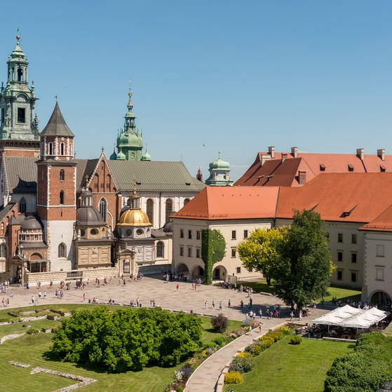 Das Wawel-Schloss in Krakau