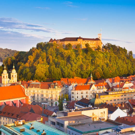 Ljubljana die Hauptstadt Sloweniens
